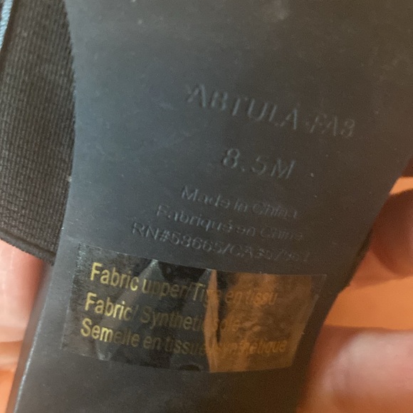 Black heel backless sandals - ABOUND- 8.5- NWT- dress up or down - Picture 7 of 9